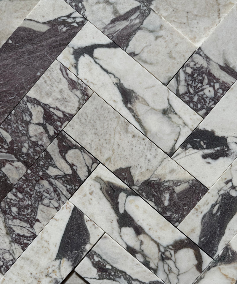Calacatta Viola Marble Tile 4x12